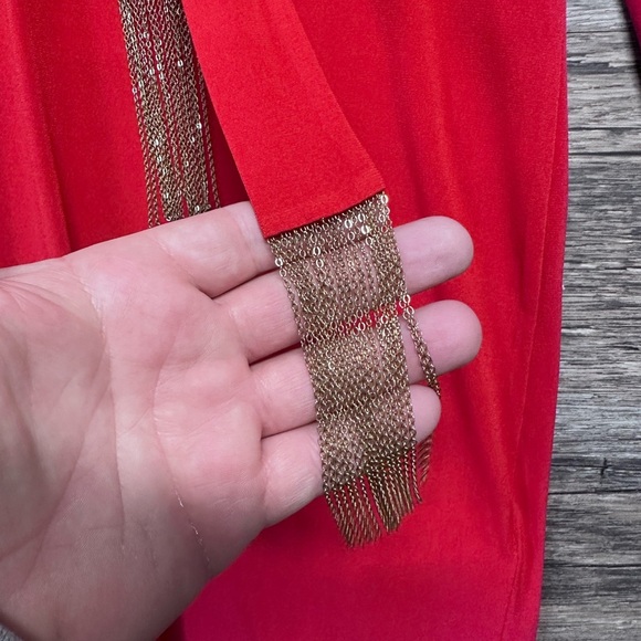 Michael Kors Red Long Sleeve Dress - Picture 4 of 7